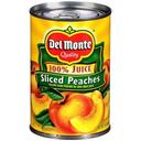 Del Monte Sliced Yellow Cling Peaches in Fruit Juice, 15 Ounce -- 12 per case