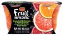 Del Monte Fruit Refreshers Grapefruit and Oranges in Pomegranate Fruit Water, 7 Ounce Plastic Cup - 2 count per pack -- 6 packs per case