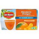 Del Monte Mandarin Oranges Fruit Cup, 4 Ounce -- 6 per case.