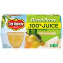 Del Monte Diced Pears Cup in Lightly Sweetened Juice and Water, 16 Ounce -- 6 per case.