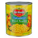 Del Monte Usda Diced Peaches in Extra Light Syrup, 105 Ounce Can -- 6 per case.