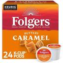 Folgers Buttery Caramel K-Cup Coffee Pod, 24 count -- 4 per case