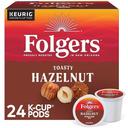 Folgers Toasty Hazelnut Cream K-Cup Coffee Pod, 24 count -- 4 per case