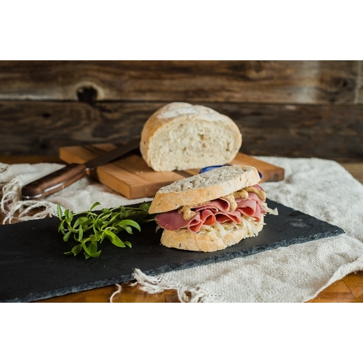 Double L Ranch Usda Select Fully Cooked Sliced Corned Beef Bottom Round Flat, 2.5 Pound -- 4 per case