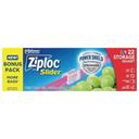 Ziploc Slider Storage Quart Bag, 22 count -- 12 per case