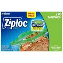 Ziploc Mega Sandwich Bag, 270 count -- 9 per case