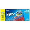 Ziploc Suso Freezer Quart Bag, 24 count -- 12 per case