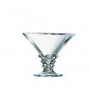 Cardinal International Arcoroc Fully Tempered Glass Palmier Dessert Dish, 7 Ounce -- 24 per case.