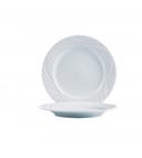 Arcoroc Horizon Extra Strong Porcelain Brunch Plate, 9 1/4 inch -- 24 per case.