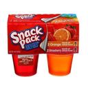 Snack Pack Orange Strawberry Gel, 3.5 Ounce -- 12 per case