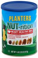 Planters Nutrition Heart Healthy Snack Mix, 1.14 Pound -- 6 per case