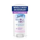 Secret Fresh Lilac and Waterlily Aluminum Free Whole Body Deodorant Stick for Women, 2.4 Ounce -- 12 per case