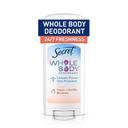 Secret Peach and Vanilla Blossom Whole Body Deodorants Stick for Women, 2.4 Ounce -- 12 per case