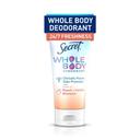 Secret Peach Vanilla Blossom Whole Body Deodorant Invisible Cream for Women, 3 Ounce -- 12 per case