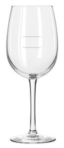 Libbey 7533/1178N Vina Wine Glass with Etched Pour Lines, 16 Ounce -- 12 per case.