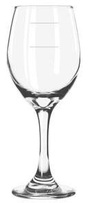 Libbey 3057/1178N Perception Wine Glass with Pour Lines, 11 Ounce -- 24 per case.