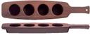 Libbey 96459 Melamine Matte Woodgrain 4 Well Flight -- 6 per case.