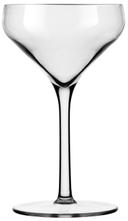 Libbey 92452 Infinium Prism Plastic Coupe Glass, 8 Ounce -- 12 per case