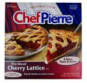 Chef Pierre Pre-Sliced Cherry Lattice Pie, 34 Ounce -- 6 per case.