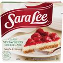 Sara Lee Strawberry Original Cream Cheesecake, 19 Ounce -- 10 per case.