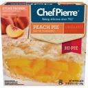 Sara Lee Unbaked Peach Hi Pie, 9 inch -- 6 per case.