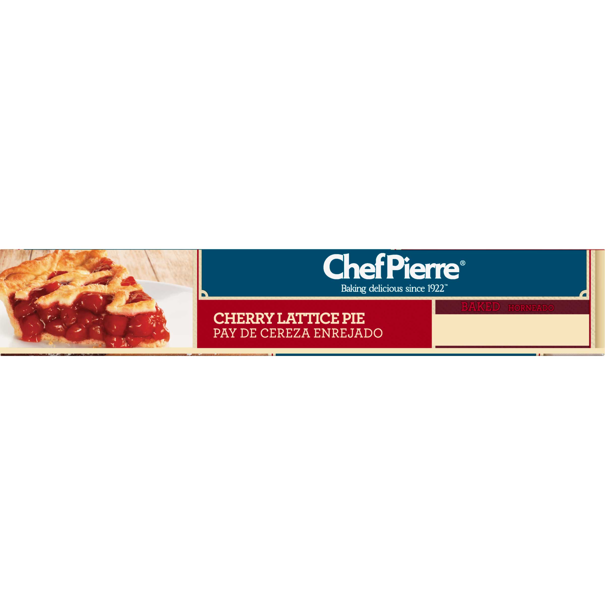 Sara Lee Chef Pierre Pre Baked Cherry Lattice Crust Pie, 10 inch -- 6 per case.