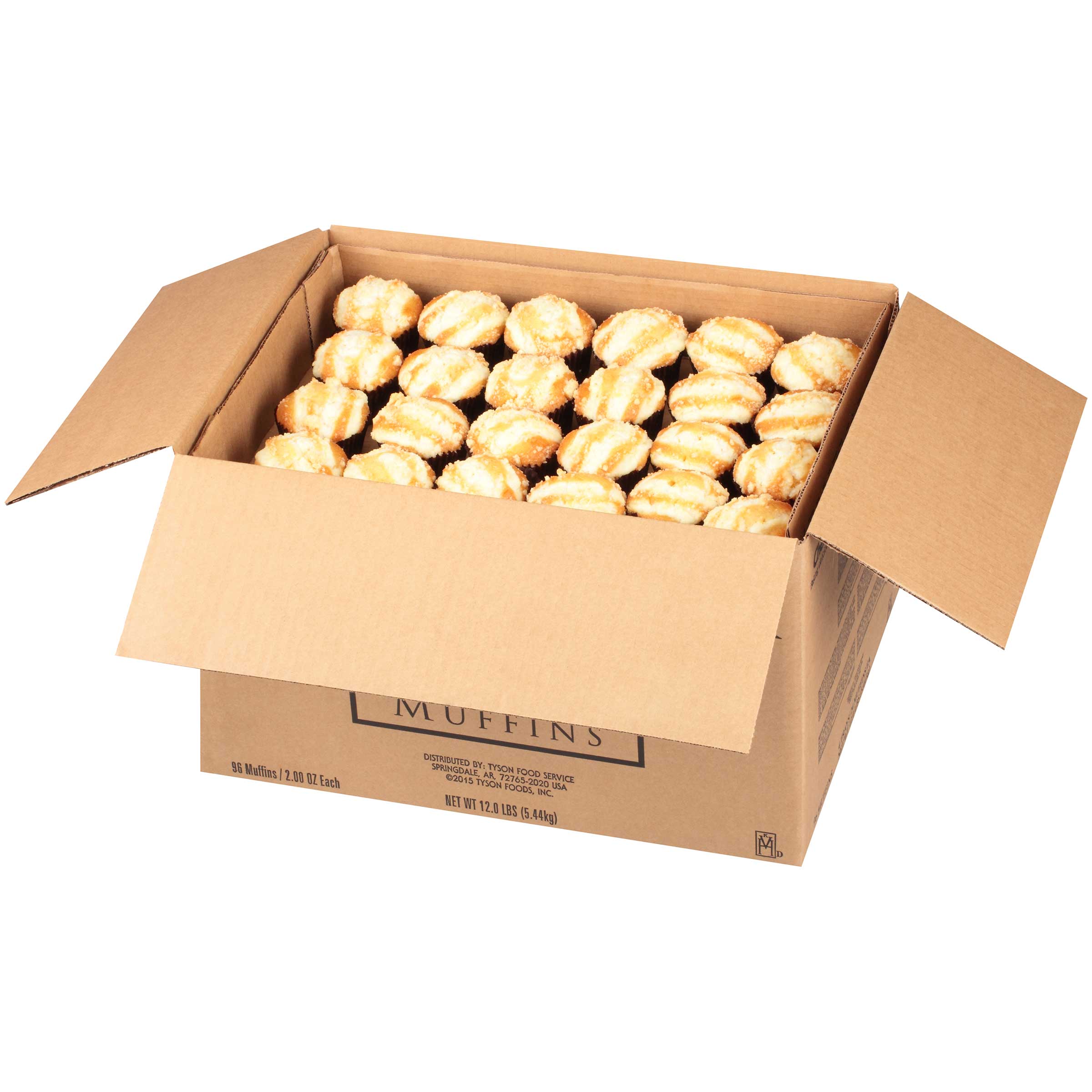 Chef Pierre Small Cheese Streusel Muffin, 2.13 Ounce -- 96 per case.