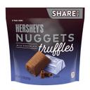 Hersheys Milk Chocolate Nuggets with Truffles - Share Pack, 7.7 Ounce Stand Up Bag -- 8 per case