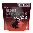 Hersheys Dark Chocolate Nuggets with Truffles - Share Pack, 7.7 Ounce Stand Up Bag -- 8 per case