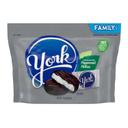 York Family Pack Dark Chocolate Covered Peppermint Patties - Stand Up Bag, 17.3 Ounce -- 8 per case