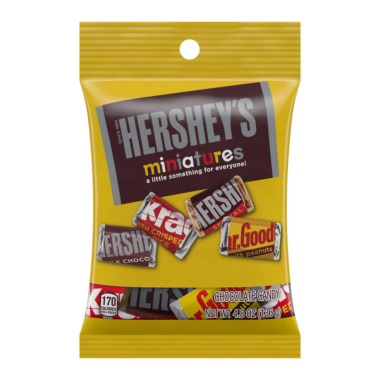 HERSHEY MINATURES ASSTD 4.8OZ