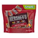 Hersheys Miniatures Assorted Special Dark Chocolate Candy - Share Pack, 10.1 Ounce Stand Up Bag -- 8 per case
