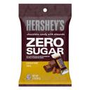 Hersheys Zero Sugar Chocolate Candy with Almonds, 3 Ounce Peg Bag -- 12 per case