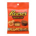 Reeses Miniatures Milk Chocolate Peanut Butter Cup - Peg Bag, 4.65 Ounce -- 12 per case