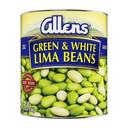Allens Green and White Lima Beans, 111 Ounce -- 6 per case