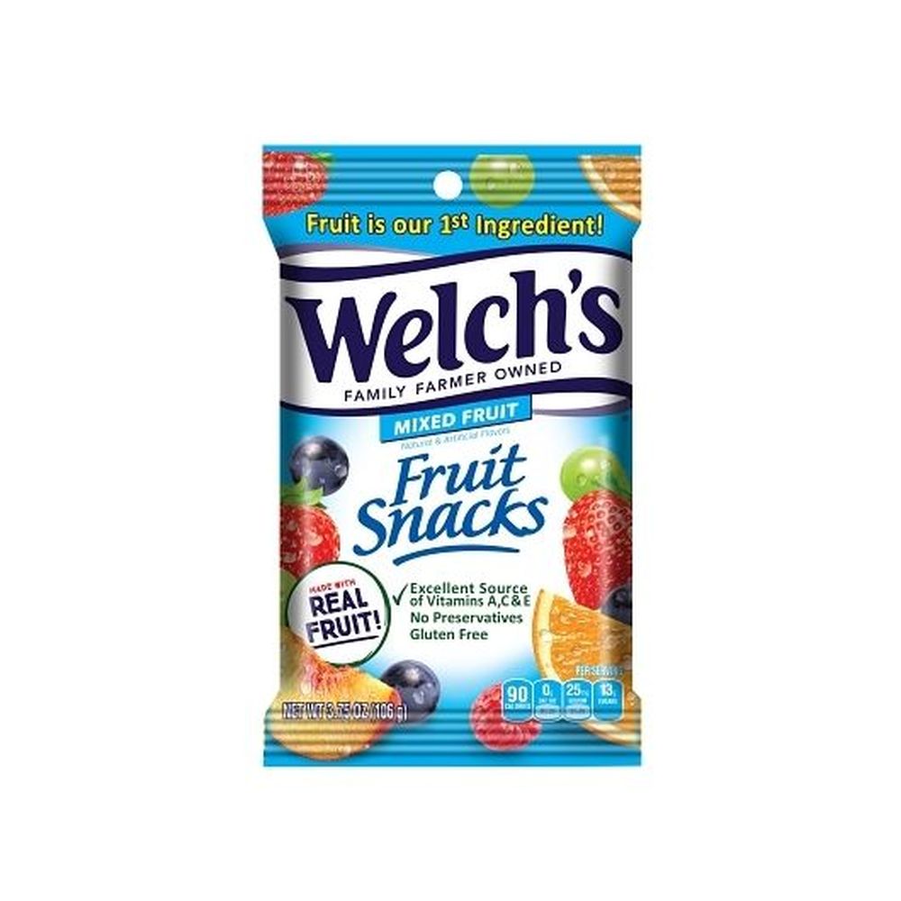 Welchs Mixed Fruit Fruit Snacks, 3.75 Ounce -- 36 per case