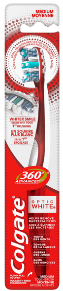 Colgate Antibacterial 360 Degree Toothbrush -- 72 per case
