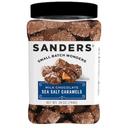 Sanders Milk Chocolate Sea Salt Caramels, 28 Ounce -- 200 per case