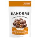 Sanders Milk Chocolate Peanut Butter Caramel Mini Bites, 3.75 Ounce -- 12 per case