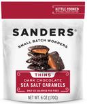 Sanders Dark Chocolate Sea Salt Caramel Thins, 6 Ounce -- 6 per case
