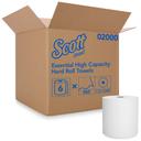 Scott Essential White High Capacity Hard Roll Paper Towel, 950 Feet x 8 inch -- 6 per case