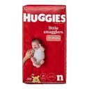 Huggies Size Newborn Little Snuggler Diaper - Jumbo Pack, 31 count -- 4 per case