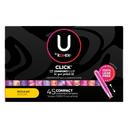 U By Kotex Super Premium Regular Absorbent Tampon, 45 count -- 6 per case