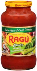 Unilever Bestfoods Ragu Garden Combination Chunky Sauce, 26 Ounce -- 12 per case
