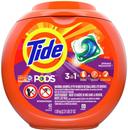 Tide Spring Meadow Liquid Detergent Pod, 42 count per pack -- 4 per case.