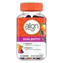 Align DualBiotic Prebiotic Plus Probiotic Gummies Supplement, 60 count -- 12 per case