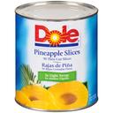Dole Pineapple Thin Sliced in Light Syrup, 107 Ounce -- 6 per case.