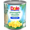Dole Pineapple Fancy Chunks In Heavy Syrup, 106 Ounce -- 6 per case.