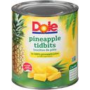 Dole Pineapple Tidbits In Juice, 100 Ounce -- 6 per case.