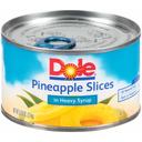 Dole Pineapple Sliced In Syrup, 8.249 Ounce -- 12 per case.
